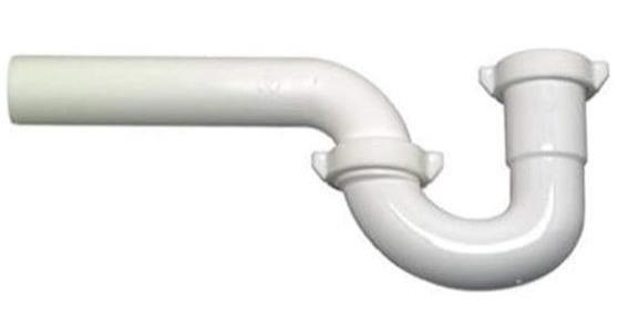 Master Plumber 823641 Lavatory Wall Drain Trap 1-1/4 OD Tube Slip- Joint