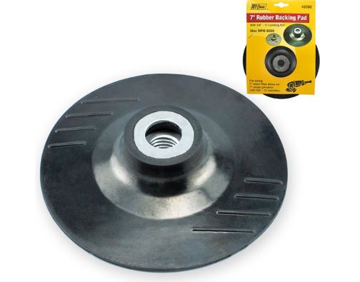 Ivy Classic 42392 7" Rubber Backing Pad with 5/8-11" Nut