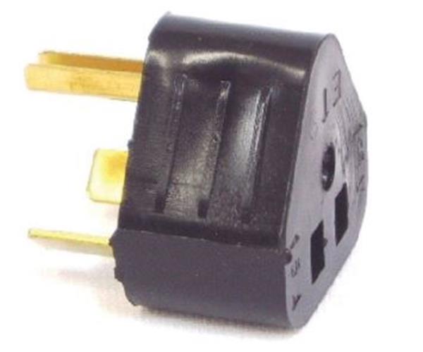 U.S Hardware RV-320C Reverse Electrical Adapter, 15 A Female to 30 A Male