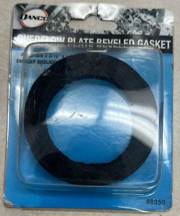Danco 88350 Rubber Tub Drain Overflow Gasket Beveled Washer