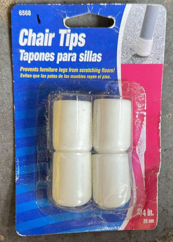 Waxman 6568 8/4 in Chair Tips Tapones Para Sillas
