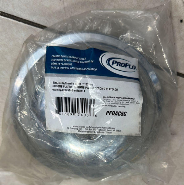 Proflo PFDAC5C Cleanout Access Cover ABS Polished Plated