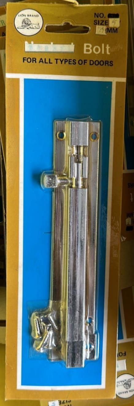 Barrel Bolt For All Type Doors Latch Slide Lock 5 Inch Long Stainless Steel