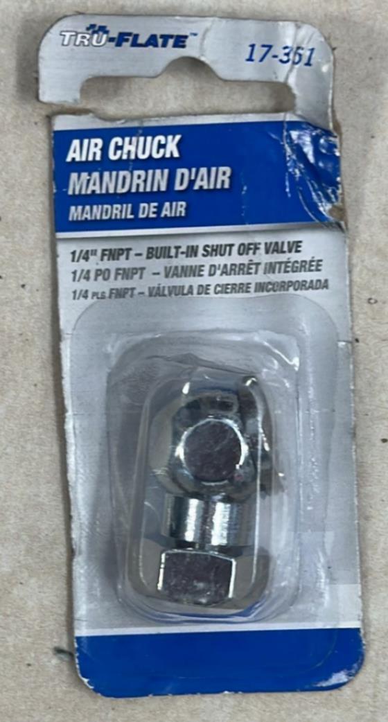 Tru-Flate 17-351 1/4" Female NPT Direct Air Line Chuck