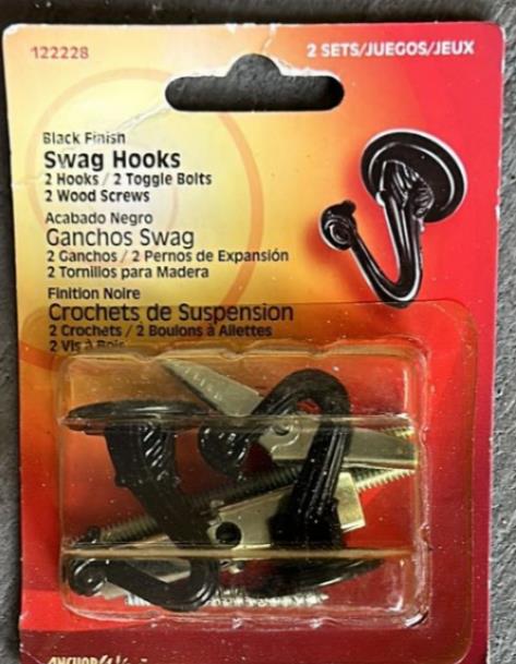 Anchor Wire 122228 2 Set Juegos Swag Hooks