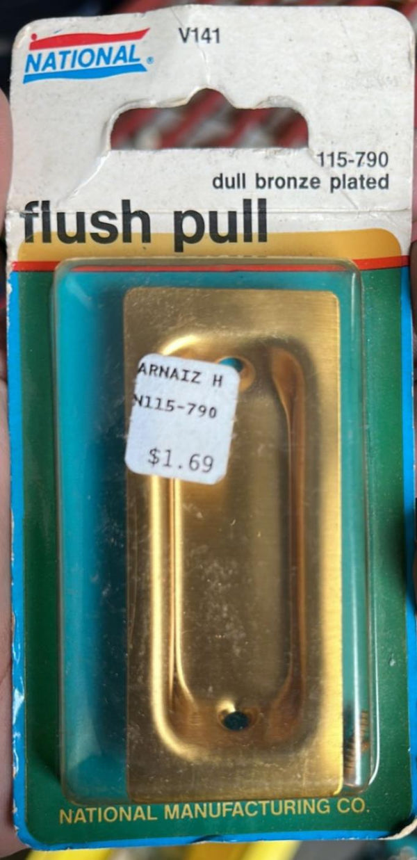 National 115-790 Flush Door Pull Flush Mount V141