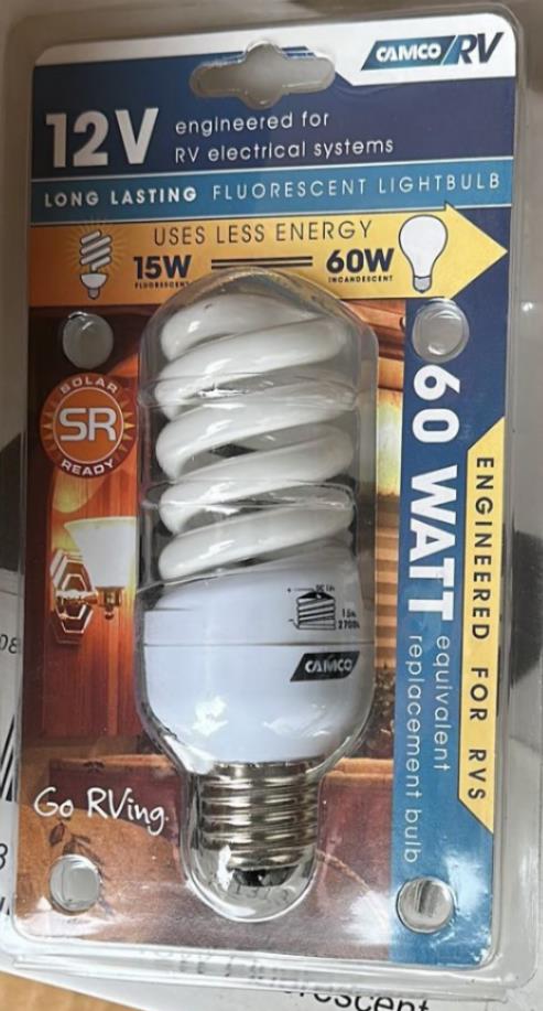 Camco 55-8030 12V Fluorescent Light Bulb 41313