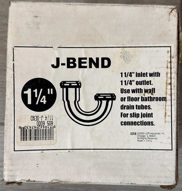 LDR 505 6000 1-1/4" J-Bend