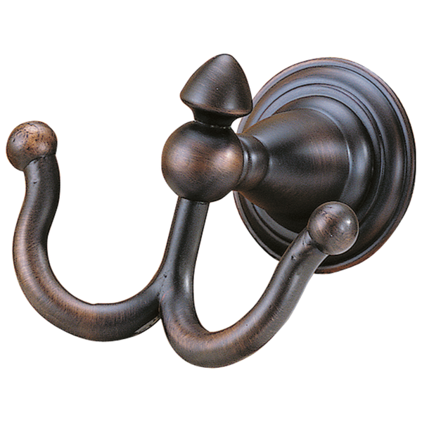 Delta Faucet 75035-RB Victorian Double Robe Hook, Venetian Bronze