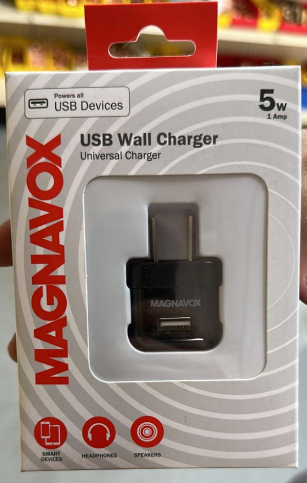 Magnavox MC3105 USB Wall Universal Charger 5W 1Amp