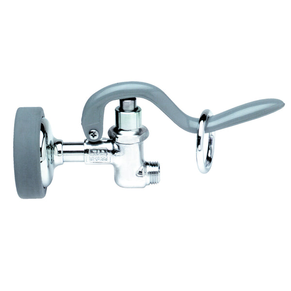 T&S Brass B-0107 1.15 GPM Pre-Rinse Spray Valve with Gray Rubber Bumper