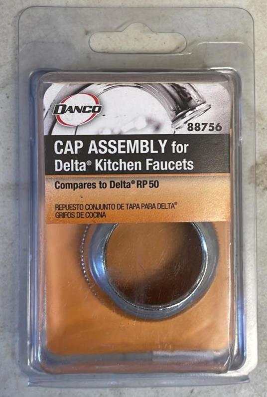 Danco 88756 Cap in Chrome for Delta Faucets