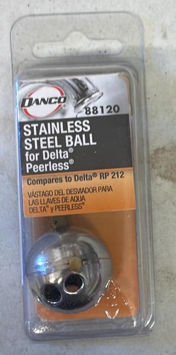 Danco 88120 Stainless Steel 212 Ball for Delta Faucets
