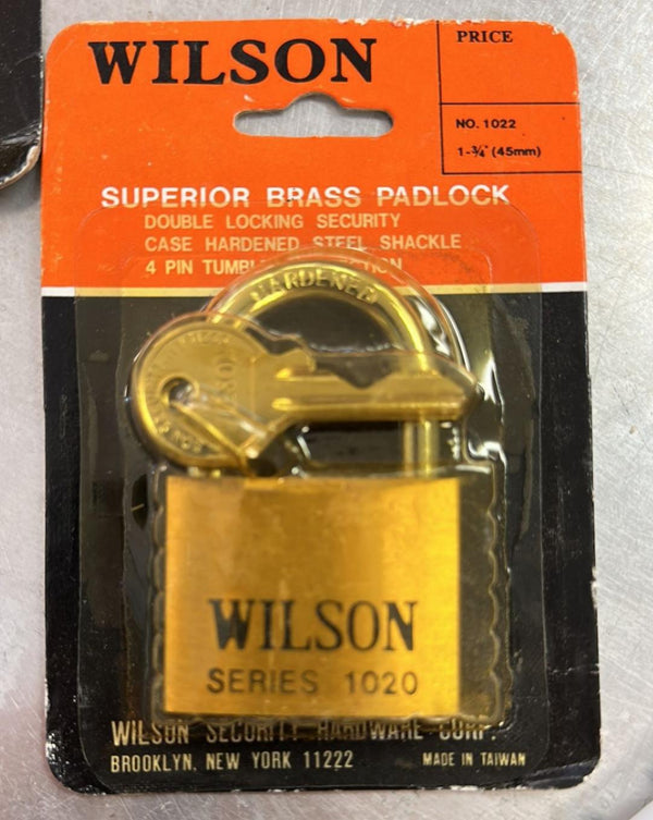 Wilson Series 1022 Superior Brass Padlock