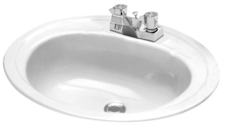 Briggs Anderson 3004-130 Oval Steel Lavatory Bathroom Sink