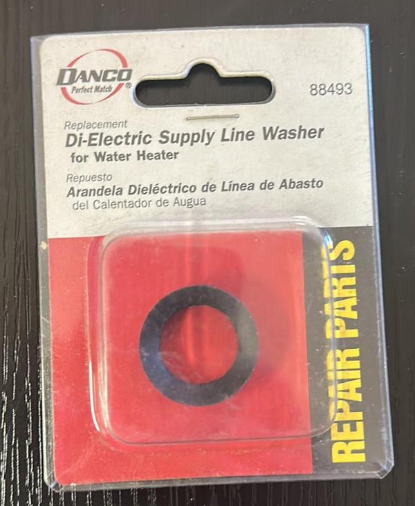 Danco 88493 Water Heater Washer, Rubber, Black