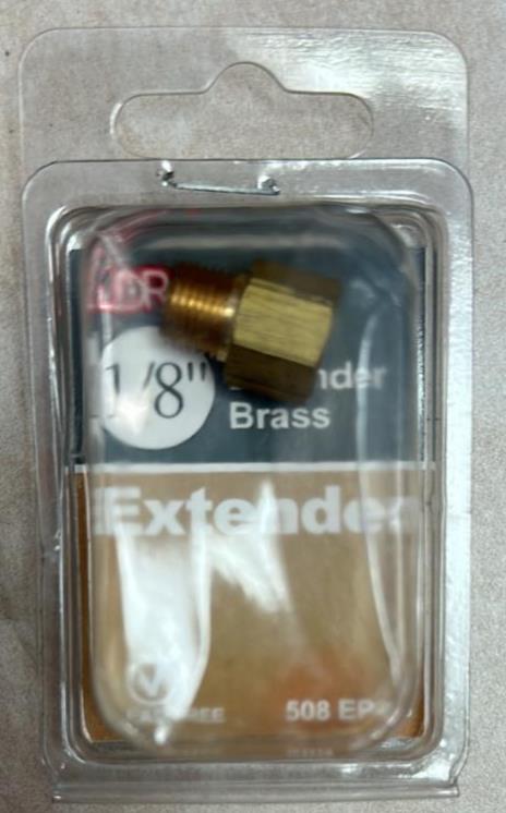 LDR 508 EP-18 1/8" Brass Extender Lead Free