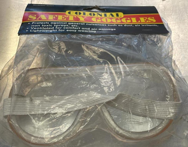 Colonial Safety Goggles SG221 Protects Dust Air irritants