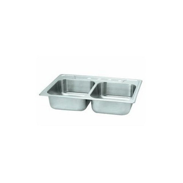 Sterling 14707-3-NA Double Basin Stainless Steel Kitchen Sink