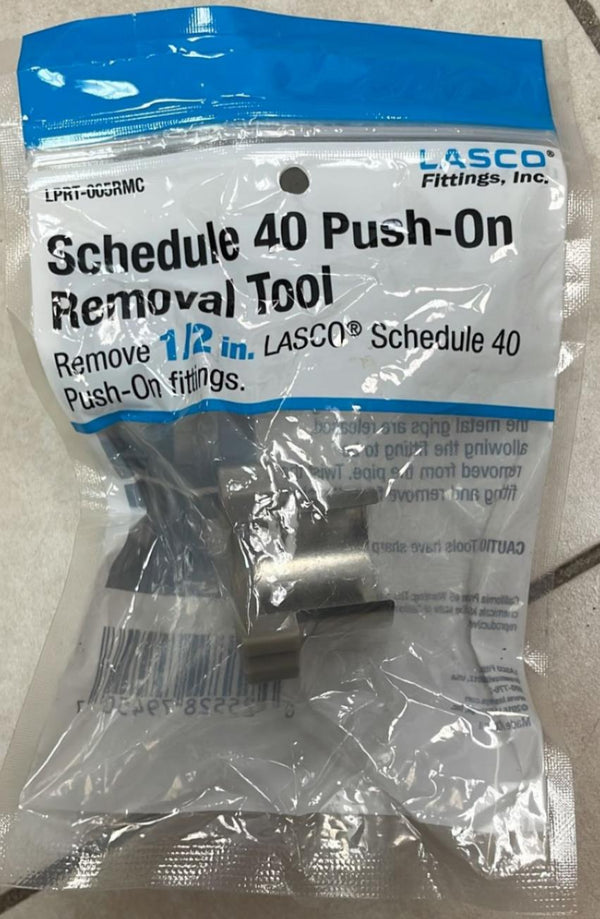 Lasco LPRT-005RMC Schedule 40 push 1/2-in Removal Tool
