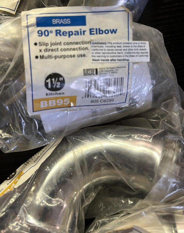 LDR 605 C6299 90 Degree Repair elBow 1-1/2